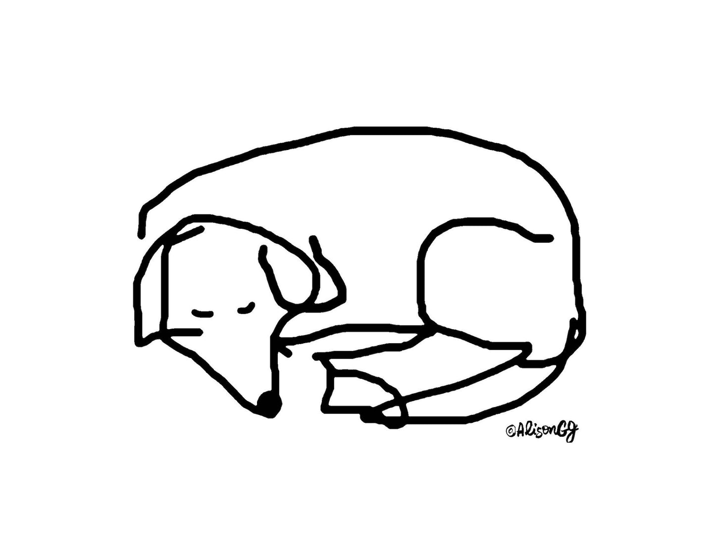 Snoozing Dog